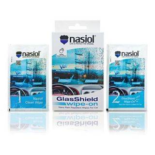 Nasiol Glasshield Wipe-on – хидрофобна мокра кърпа с наночастици за автомобилно стъкло – Master Clean Bulgaria