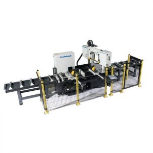 Автоматична двуколонна лентоотрезна машина HMBS 340 CNC-DG X – Master Clean Bulgaria
